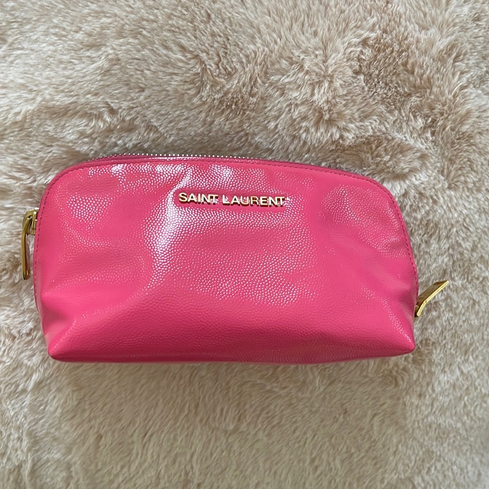 Saint Laurent make up bag